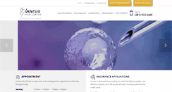 Desktop Screenshot of innovapaincenter.com